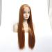 Shop Women's Long Brown Straight Lace Front Wig - Chemical Fiber Hair for Natural Look - Buy Online on GoSupps.com