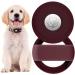 PKQtop protective cover compatible with Apple Airtag PET collar silicone protection case for airtags anti-ost locator protective cover compatible with airtag for dog collar school bag red win