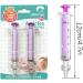 2Pcs Baby Nasal Aspirator - Reusable Silicone Suction Tip for Safe and Comfortable Nose Cleaning - Purple - Buy Online on GoSupps.com