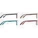 ICU Eyewear 4 Pack Reading Glasses - Fashion Mix +2.50 Assorted - Stylish & Comfortable Vision Solutions for International Shipping - Buy Online on GoSupps.com