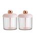 Fabricant De Mousse Pour le Lavage du Visage 2 Pi ces Mousseur De Lavage du Visage Clair Riche En Mousse Nettoyant Fabricant De Mousse Fabricant De Fouet En Mousse Pour la Maison Et les Voyages(Rose)