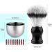 Buy Crody Simplicity Shaving Brush Set for Men | 3-in-1 Acrylic Rasier Brush with Synthetic Badger Hair & Stainless Steel Holder - International Shipping Available - Buy Online on GoSupps.com