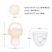 2 Pack Baby Food Feeder Pacifier - Silicone Nibbler & Teether Combo for Teething Relief - BPA Free Infant Training Toy (2PCS) - Buy Online on GoSupps.com