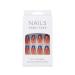 Brishow Coffin Artificial Nails - Shiny Ballerina Acrylic False Nails Full Cover 24 Pieces for Women & Girls - International Shipping - Buy Online on GoSupps.com