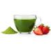 Th Matcha Premium Japonais Th vert en poudre avec spiruline & ar me fraise 20 sachets - Buy Online on GoSupps.com