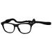 Style Vault G003 Dog Pet Costume Glasses Medium Breeds 18-40lbs (80s Black-Clear Lens)