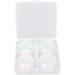Verdant Touch Portable Contact Lens Box Set | Glittering 2-Pack Travel Storage with Tweezers | Multicolored Contact Lens Case | International Shipping Available - Buy Online on GoSupps.com