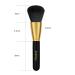 Kabuki Large Bronzer Brush - Optimal Loose Powder & Blush Makeup Brush (Black-Gold) | International Shipping - Buy Online on GoSupps.com