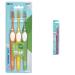 TEPE SUPREME TOOTHBRUSH - TAPERED Brush Shape with Short and Long Bristles for Optimal Gentle Cleaning Interental Spaces 1 x 3 Pieces Assorted & Compact Tuft Intubuming Brush sorted