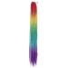 minkissy Ponytail Extension Straight Hair Extension Clip Braided Synthetic Hairpieces Clip on Ponytails Braids Hair Extensions Dreadlocks Wigs Human Hair Fake Multicolor Women's Size 1 Picture 1