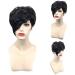 Lovel Conductor Black Short-Haired Wigs | Natural-Looking Synthetic Hair Full Wigs for Women | Warm Half Wigs - Shop Internationally - Buy Online on GoSupps.com