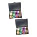 POPETPOP 2pcs 40 Eyeshadow Makeup Palette Eye Shadow Smoky Makeup 1 count (Pack of 1) As Shownx2pcs