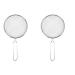 BESPORTBLE 2pcs Pet Sand Shovel Sand Filter Mesh Reptile Sand Shovel Sieve Filter Pet Supplies Reptile Supplies Reptile Cleaning Tool Filter Shovel Stainless Steel Filter 26x14cmx2pcs Silverx2pcs