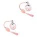 Beaupretty 2 Pcs Twill Perfume Bottle for Kids Perfumes Perfume Sprayer Bottle Mini Perfume Refillable Perfume Holding Bottle Air Bag Perfume Sprayer Air Bag Perfume Bottle Supplies 3 Ounces Pinkx2pcs