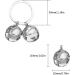 Luckious Brand 3 Set Loud Cat and Dog Bells - Pet Tracker Bells Dog Bells for Collar Pet Tracker Silver - Buy Online on GoSupps.com