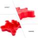 PRETYZOOM Small Cake Mold 6 pcs Biscuit Mould Christmas Making Mold Molds DIY Themed Cake Baking Cartoon Dessert Adorable 17.6X14.5X3CMx3pcs As Shownx3pcs - Buy Online on GoSupps.com