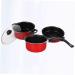 OUNONA 3pcs Steel Non Stick Frying Pan Quilt Storage Kids Frying Pan Skillet Saucepan with Lid Steak Cooker Copper Stew Pot Skillet with Lid Microwave Steak Frying Pan Pearlescent Egg Pan - Buy Online on GoSupps.com