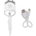 Heated Lash Curler with 2 Speed Temperature Control Long Lasting Curling Metal Ironing Fast Charging Electric Eyelash Curlers (White) - Buy Online on GoSupps.com