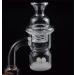 Flat Top Splash Guard Opaque Bottom 14mm Female Quartz Banger with Quartz Nail with Cyclone Spinning Carb Cap and 10pcs 4mm OD Transparent Terp Pearl Balls (14MM Female) - Buy Online on GoSupps.com