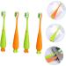 Beaupretty 8-Pack Carrot Travel Toothbrushes for Kids | Durable & Cute Household Oral Care | Perfect for Daily Use - Buy Online on GoSupps.com