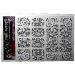 Chix Nails Designer Vinyl Foils - White With Black Lace Nail Wraps - Buy Online on GoSupps.com