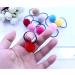 10 Elastic Ball Hair Ties - Plush Pom Pom Ponytail Holders for Women & Girls - Red - Comfortable & Practical - Buy Online on GoSupps.com