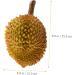 HOMSFOU 3pcs Artificial Imitation Durian Artificial Vegetable Decor Simulation Fruit Artificial Fruit Toy Lifelike Model Decoraciones Para Salas De Casa Fake Fruit Plastic Big Fruit Yellowx3pcs 25X15X15CMx3pcs - Buy Online on GoSupps.com