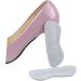 Buy NOLITOY 4 Pairs Suede High Heel Pads & Cushions for Women | Anti-Drop Heel Inserts for Pumps & Boots - Grey 10.7X3.5cm - Buy Online on GoSupps.com