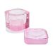 Dish Cups for Nail Art Acrylic Liquids Clear Glass Nail Monomer Liquids Bowl Dampen Dish Acrylic Powder Holder Glass Jar Brush Cleaning Cup Pink