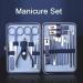 Nail Clippers Set 7-18pcs Nail Clipper Kit Professional Manicure Set Stainless Steel Cuticle Scissors Pushers Pedicure Trimming Tools (Color : 10pcs) - Buy Online on GoSupps.com