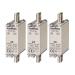 SIEMENS - x3 pieces NH fuse link NH000 80 A front indicator