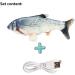 Bikirin Flopping Fish dog activity toys Realistic and Interesting Plush Flippety Fish that Swings (Simulation Interactive Toys for Indoor Pets Puppy) Perfect for Biting Chewing and Kicking - Buy Online on GoSupps.com