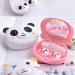 Pink Pig and Panda Bear Contact Lens Case Travel Kit - Cute Animal Holder with Mirror and Tweezers - 2 Pcs/Set - Buy Online on GoSupps.com