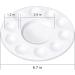 WNATN Plastic White Paint Tray Palettes - Set of 8 for Kids, Students, Art Class, Crafts, DIY, Birthday Painting Party - Buy Online on GoSupps.com