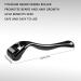 Xyemao 3-in-1 Titanium Derma Roller Set for Beard, Hair, Skin, and Face - Self Care Gifts for Men and Women - 540 Microneedles (0.5mm, 1.0mm, 1.5mm) - Black - Buy Online on GoSupps.com