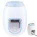 WOBBLO Toothpaste Saving Toothpaste Wall Mounted Squeezer Roller for Bathroom without Drilling Easy to Use Hygienic for Children and Adults Blue Haze