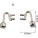 SBTRKT Metal Glasses Frame - 100 Pieces (50 Pairs) with Nasal Cushion Arm & Holder | Premium Glasses Accessories - Color D - Buy Online on GoSupps.com
