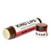 Kind Lips Wild Cherry Organic Lip Balm Natural Moisturizing Lip Care Single Tube Wild Cherry 1 Count (Pack of 1) - Buy Online on GoSupps.com