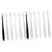 Minkissy 12 STK toothbrush cleaning brushes for the household wavy style mouth cleaning brush protect protective tent adult dental floss dental cleaning tools bristle disposable charcoal child pp