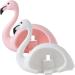 Cabilock 8 STK Flamingo Toothpaste & Toothbrush Holder - Bathroom Wall Organizer & Sterilization Rack | Automatic ABS Bathroom Decor - Buy Online on GoSupps.com
