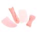 Coolhiya 4 pieces Schabestein Tool Guasha Tool for Face Showbrett Manual Gua Sha Brett Acupuncture Massage board Portable Schaubebrett massage board