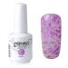 Vishine Nail Salon UV Manicure Polish Soak Off Gel Polish Nail Art Glitter Ivory (821) #821