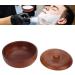 YFFTTKD Wooden Shaving Brush Bowl - Durable 9.6x4.5cm Stainless Steel & Rubber Wood | Perfect for International Shipping - Buy Online on GoSupps.com