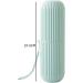 Digjobk Portable Toothbrush Cup & Toothpaste Holder - Green Travel Storage Organizer for Bathroom & Outdoors - Buy Online on GoSupps.com
