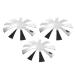 Easy French Smile Cut Line Edge Nail Cutter Acrylic Easy French Smile Cut V Line Tips Manicure Edge Trimmer Almond Shape Pro 9 Size Nail Art Template Tool 3Pcs
