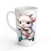 White Ceramic Baby Goat Mug - Large 483 ml Perfect for Hot Chocolate or Milk Fun and Easy to Use