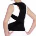 ZCLNYVGJ GUOWGANG Women Men Back Shoulder Posture Corrector Lumbar Brace Spine Support Belt Adjustable Adult Corset Posture Correction Belt (Color : Black Size : Large) (Black XXX)