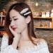 JQYXSS 5PCS Pearl Hair Clips Set - Women's Fashion Hairpin Accessories for Wedding, Bridal, Bridesmaids - Handmade Cute Girl Hair Clips - Buy Online on GoSupps.com