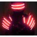 QQY LED Gloves Light up Gloves Set LED Skeleton Gloves and LED Party Glasses LED Light Up Eyeglasses Battery Red - Buy Online on GoSupps.com