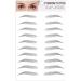 Stick On Eyebrows Eyebrows Waterproof | 3D Peel Off Long Lasting Waterproof Natural False Eyebrows Makeup Sticker For Eyebrow Grooming Shaping Frifer - Buy Online on GoSupps.com